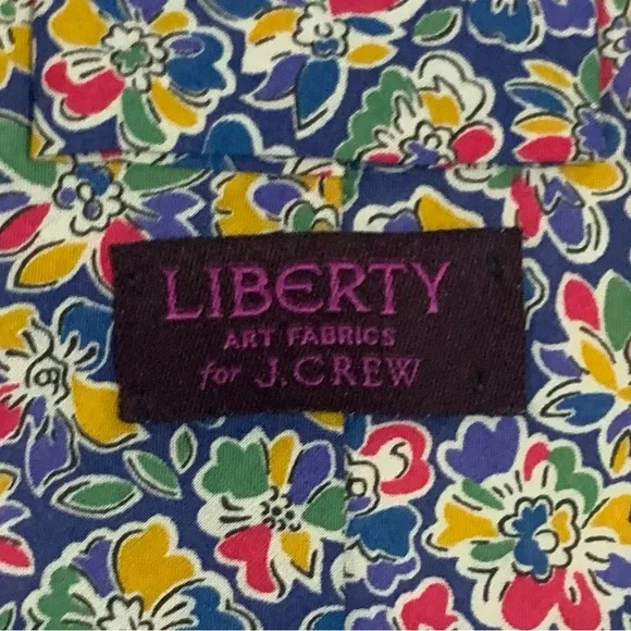 J Crew X LIBERTY  Limited Collectible Spring Print Skinny Tie - Picture 2 of 3